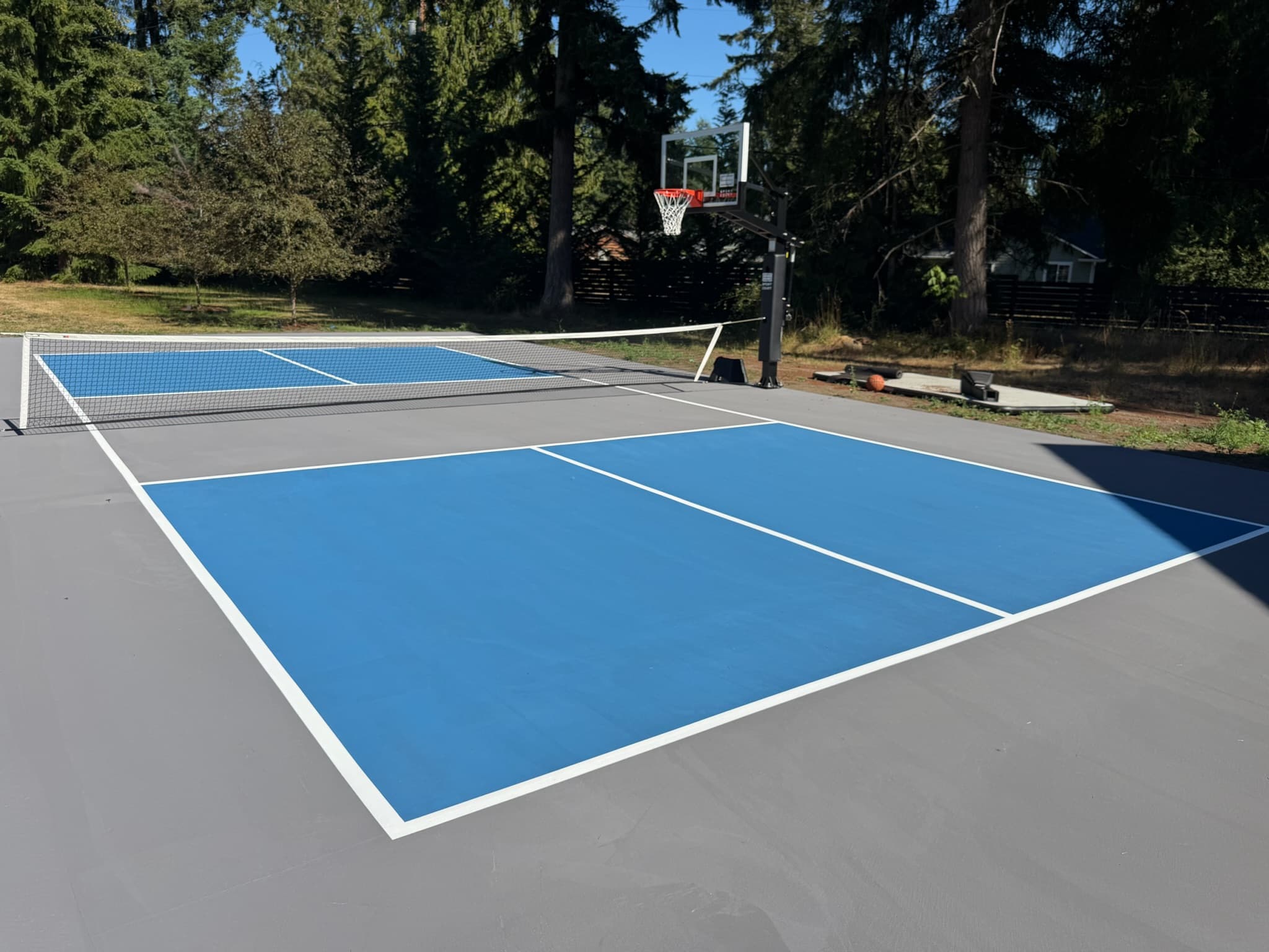 Concrete sports court installation by Material Masters Concrete
