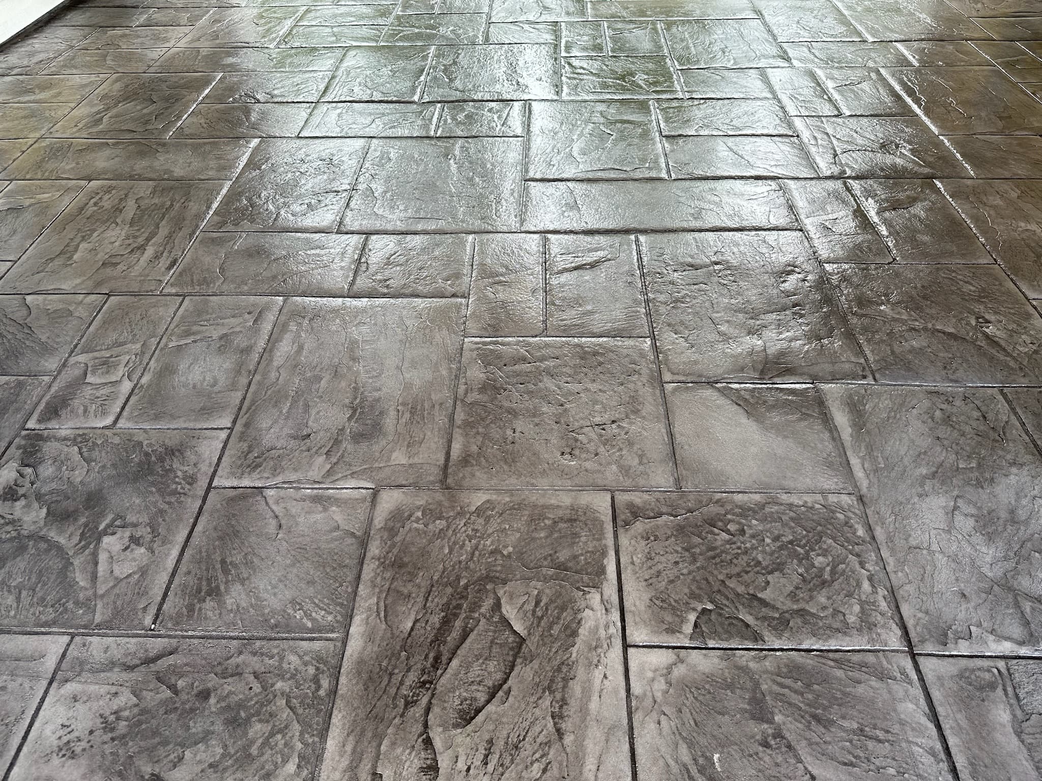 Stamped decorative concrete by Material Masters Concrete