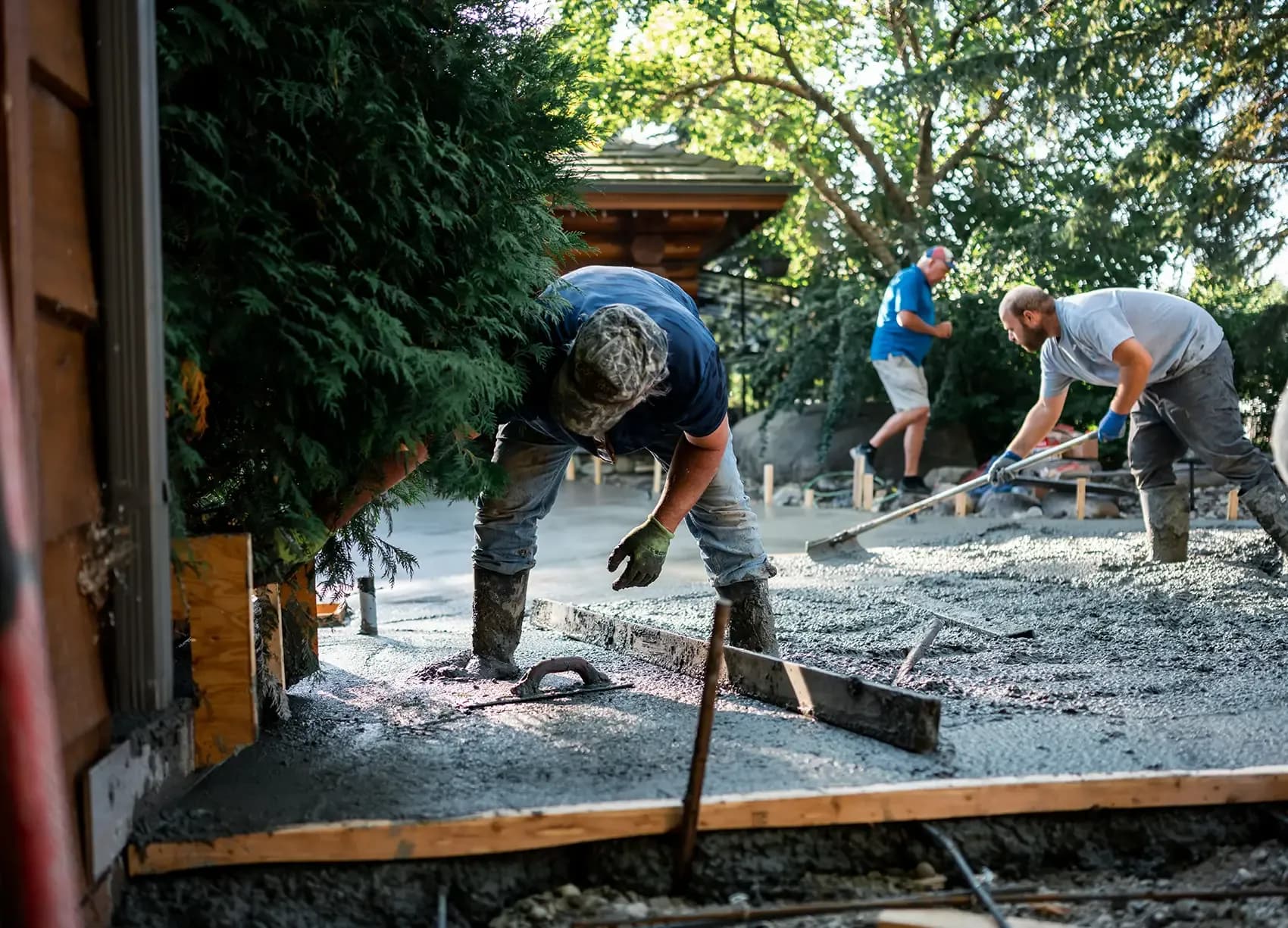 Expert concrete flatwork installation by Material Masters Concrete in Olympia WA