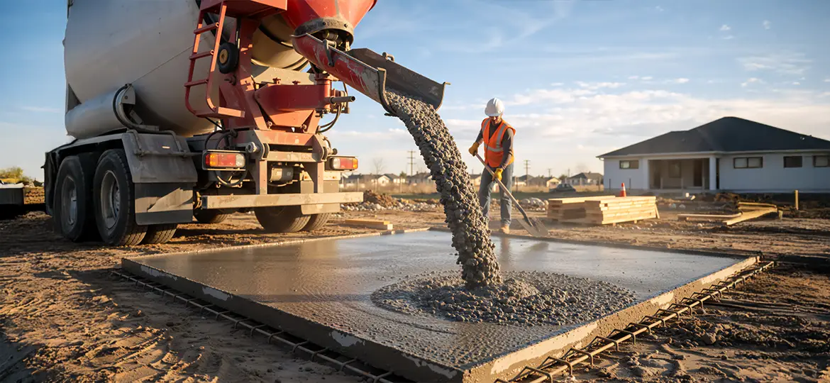 Concrete slab cost calculator estimating price per square foot for Tacoma WA residential project