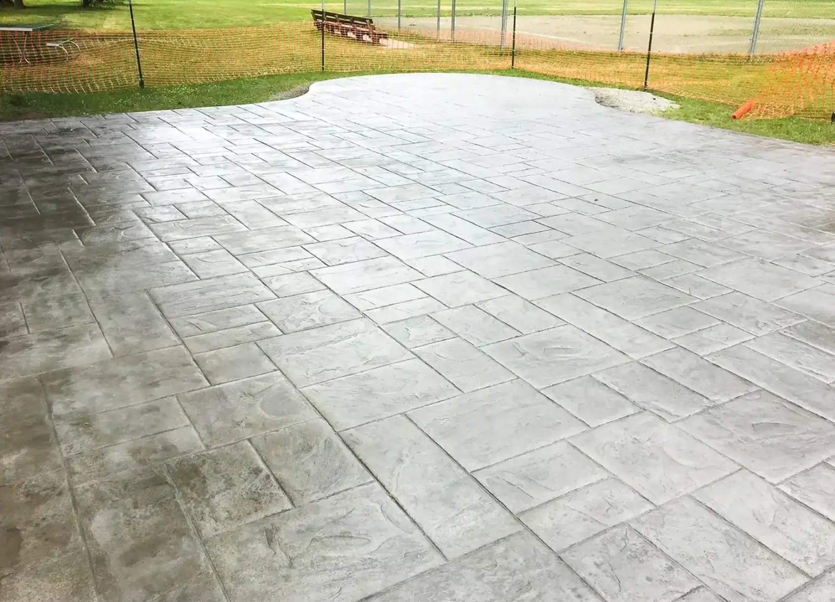 Beautiful backyard concrete project by Material Masters Concrete